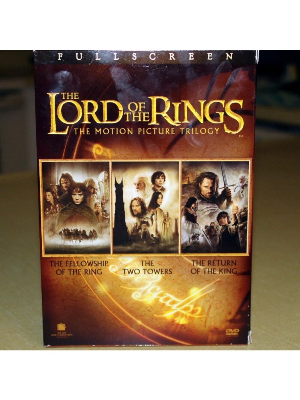 Epic Fantasy Film Trilogy - The Lord of the Rings Full Screen Edition DVD Set